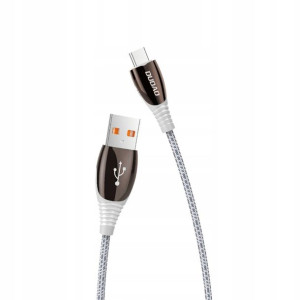 Dudao Kabel USB Typ C 3A 1,2m szary L7Pro