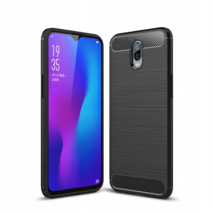 Ipaky Drawing Carbon Etui Oppo R17 Czarne