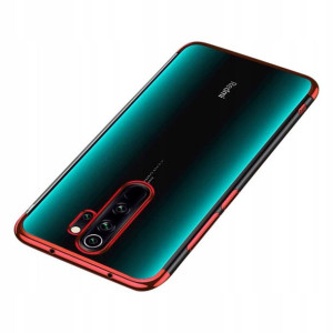 Clear Color żelowe Etui Xiaomi Redmi 9 czerwone