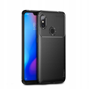 iPaky Carbon Fiber Etui Xiaomi Note 6 Pro Czarne