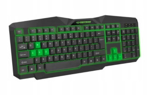 Klawiatura Esperanza TRIONS EGK201G USB Zielona