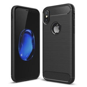 Etui Karbonowe Carbon Case iPhone XS / X Czarne