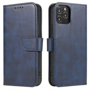 Magnet Case Etui Xiaomi Redmi Note 9T 5G Niebieski