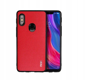 Mofi Etui PU Leather Xiaomi Mi A2 Czerwone