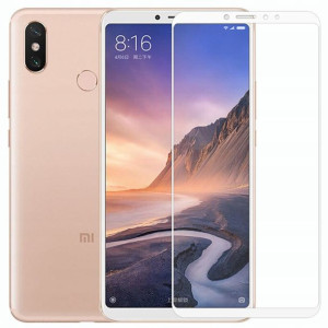 Szkło Hartowane mofi Xiaomi Mi Max 3 Białe
