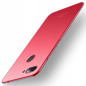 MSVII cienkie Etui Xiaomi Mi8 Lite Czerwone
