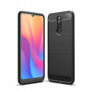 Carbon Case Etui Xiaomi Redmi 8A Czarne