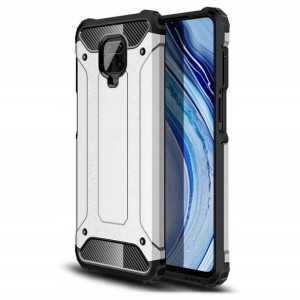 Hybrid Armor etui Xiaomi Poco M3 Redmi 9T srebrne