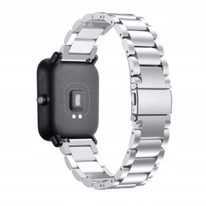 Bransoleta stalowa Amazfit Huami BIP Srebrna 88