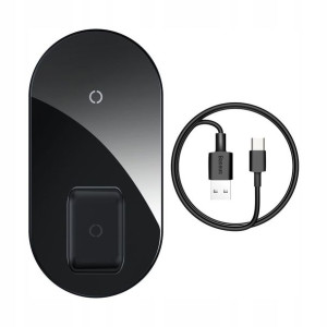 Baseus Simple Pro 2w1 ładowarka QI 15W WXJK-C01