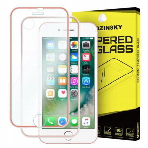 Szkło Hartowane Wozinsky + tył iPhone 7/8 Różowe