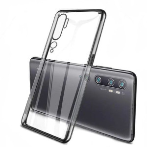Clear Color żelowe Etui Xiaomi Mi Note 10 Czarne