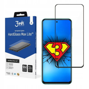Szkło 3MK HardGlass Max Lite do Redmi Note 9 Pro