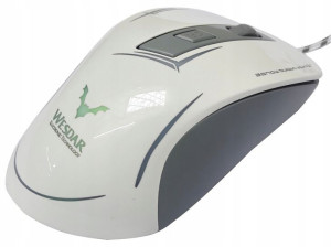 Mysz przewodowa Wesdar X4 M555043 Biała