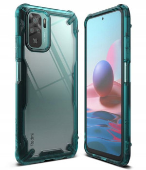 Ringke Fusion X Etui do Xiaomi Redmi Note 10 Zielo