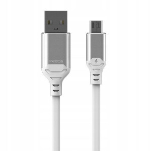 Proda Leiyin Series PD-B14m micro USB LED 1M Biały