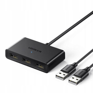 Ugreen CM409 Switch USB 2 wejścia - 3 wyjścia