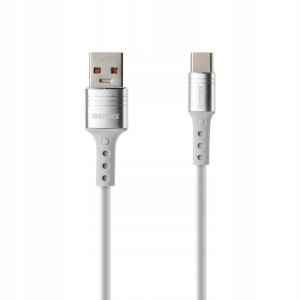Remax Chaining kabel USB Typ C 5A RC-135a Biały