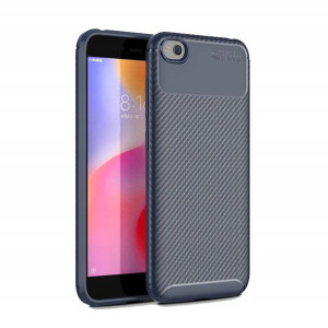 iPaky Carbon Fiber Xiaomi Redmi Go Niebieskie