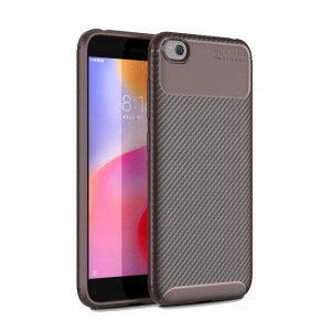 iPaky Carbon Fiber Xiaomi Redmi Go Brązowe
