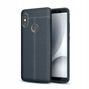 Ipaky Leather Xiaomi Redmi Note 6 PRO Litchi Blue