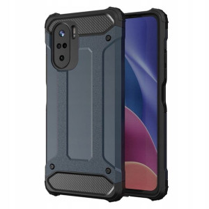 Hybrid Armor etui do Xiaomi Poco F3 niebieskie