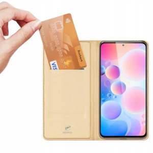 Dux Ducis Skin Pro etui do Xiaomi Poco F3 Złote