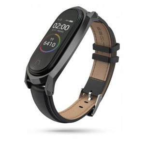 Opaska Mi Band 5 Tech-Protect Herms Czarna