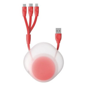 Baseus Little Reunion kabel 3w1 3A 80cm CAMLT-TY09