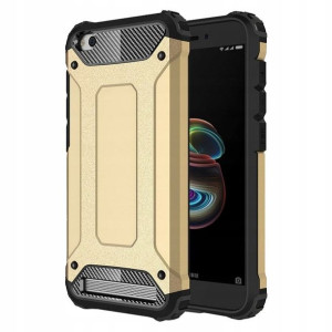 Hybrid Armor etui z TPU PC Xiaomi Redmi 5A złote
