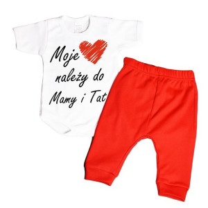Moje serce należy do mamy i taty - komplet - 80 kr