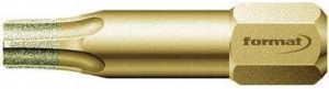 Bit do śrub z gniazdem TORX® 1/4" zbliżony do DIN 3126 C 6,3 z powłoką diam