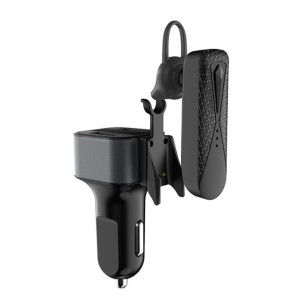 Dudao słuchawka ładowarka 2xUSB Bluetooth R10 blck