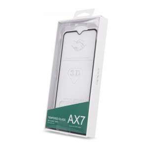 Szkło hartowane do Oppo AX7 z czarną ramką