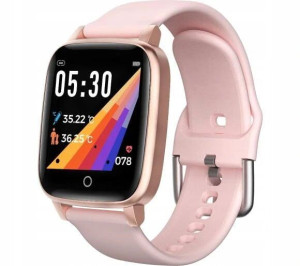 Smartwatch Bemi Ter Różowy z Termometrem
