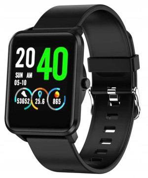 Smartwatch Bemi KIX Czarny -Praca Serca, Tlen