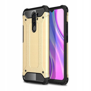 Hybrid Armor etui do Xiaomi Redmi 9 złote