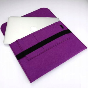 Torba na laptopa filcowa 15.4" Fioletowa