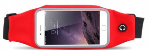 Saszetka na telefon- wodoodporna 5,5" Czerw