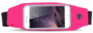 Saszetka na telefon- wodoodporna 5,5" Różowa