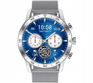 Smartwatch Rubicon RNCE84 srebrny induk ład rozmow