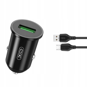 XO ładowarka TZ12 QC 3.0 USB + kabel microUSB