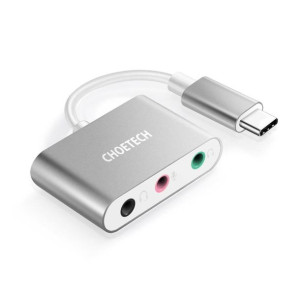 Choetech adap Typ C-jack 3,5mm słuch/mik HUB-A02GY