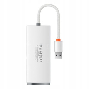Baseus Lite HUB 4w1 USB-4x USB 1 25cm WKQX030002