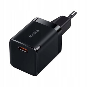 Baseus GaN3 USB-C 30W Ładowarka CCGN010101 czarna