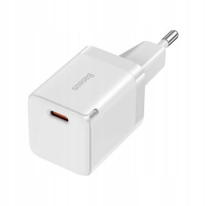Baseus GaN3 USB-C 30W Ładowarka CCGN010102 biała