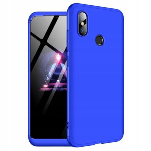 Etui 360 3w1 Przód+tył do Xiaomi Mi 8 Mi8 Niebiesk