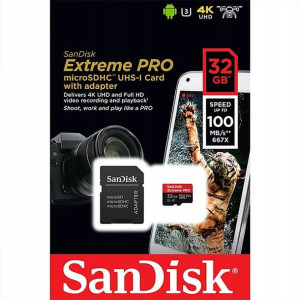 SanDisk Karta Extreme Pro SDSQXCG-032G-GN6MA 32GB