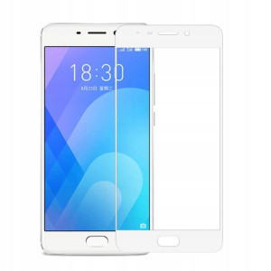 Szkło Hartowane Meizu Note M6 Białe