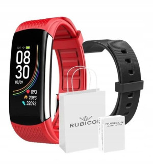 Smartwatch Rubicon C6 RNCE59BIBX01AX Black + Red